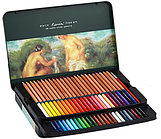 Художественные акварельные карандаши Marco «RENOIR FINE ART WATER», 48 цветов, в металлическом футляре
