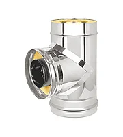 Сэндвич-тройник (AISI 304/0,8мм) Везувий