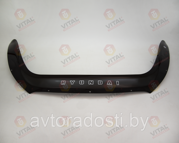 Дефлектор капота для Hyundai ix35 (2010-2015) / Хёндай [HYD10] VT52 - фото 1 - id-p75800241