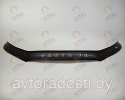 Дефлектор капота для Hyundai Santa Fe (2006-2012) / Хёндай Санте-Фе [HYD11] VT52
