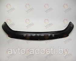 Дефлектор капота для Hyundai Santa Fe (2012-) / Хёндай Санта-Фе [HYD27] VT52