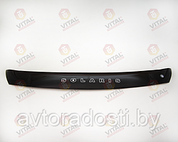 Дефлектор капота для Hyundai Solaris (2016-) VT52 короткий