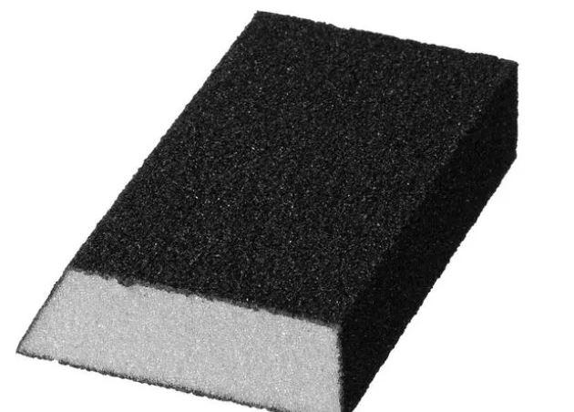 Губка шлифовальная STAYER "MASTER" угловая, зерно - оксид алюминия, Р80, 100 x 68 x 42 x 26 мм, сред - фото 1 - id-p154888475