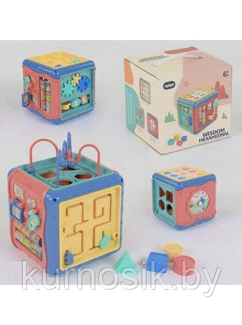Детская развивающая игрушка Сортер куб для малышей (арт.668-176) - фото 2 - id-p159920737