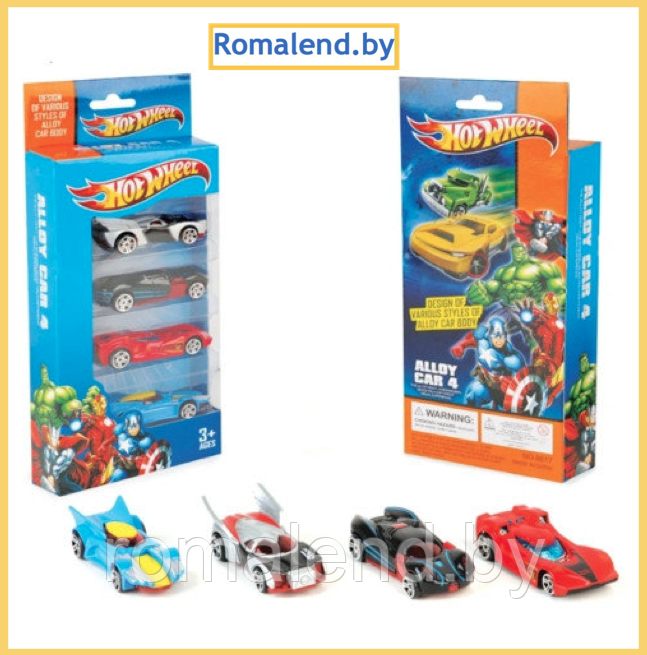 Игровой набор металлических машин Hot Wheel 8617