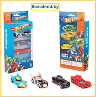 Игровой набор металлических машин Hot Wheel 8617