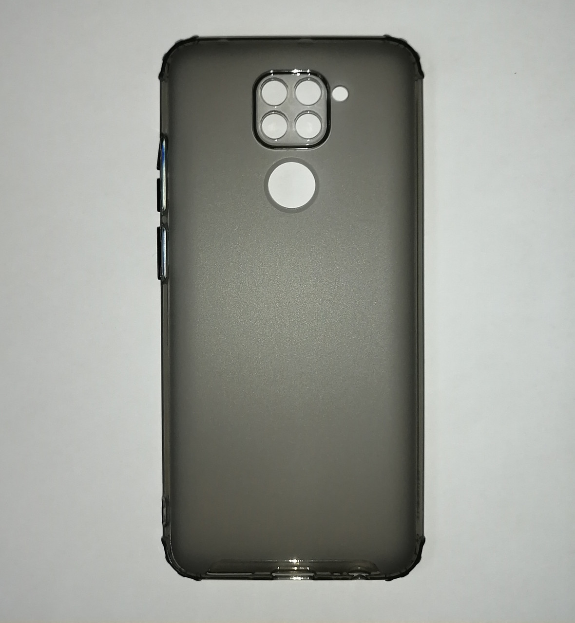 Чехол-накладка JET для Xiaomi Redmi Note 9 (силикон) темно-серый с защитой камеры