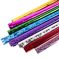 Бумага упаковочная набор 8цветов 500*700мм голография ассорти "Darvish", фото 1