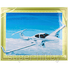 Алмазная живопись "Darvish" 40*50см  Самолет, фото 2