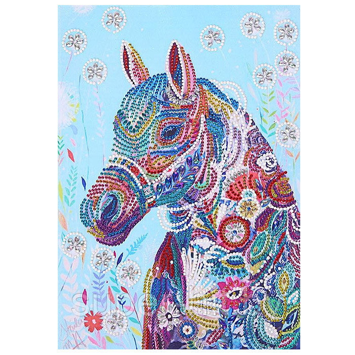 Алмазная живопись "Darvish" 40*50см "Лошадь" - фото 1 - id-p159946298