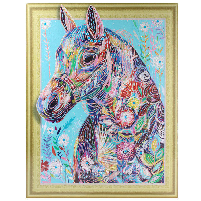 Алмазная живопись "Darvish" 40*50см "Лошадь" - фото 2 - id-p159946298