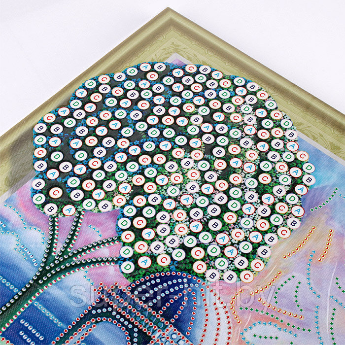 Алмазная живопись "Darvish" 40*50см "Ротонда под деревом" - фото 3 - id-p159946378