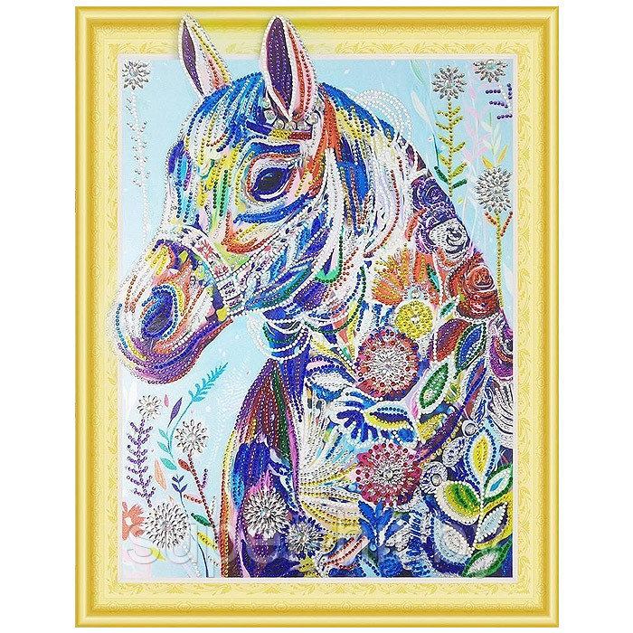 Алмазная мозаика (живопись) "Darvish" 40*50см Лошадь - фото 1 - id-p159946400