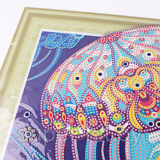 Алмазная мозаика (живопись) "Darvish" 40*50см  Медузы, фото 3