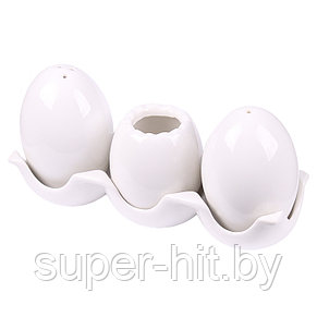 Банки для специй "Яйцо" в наборе (2банки для специй,банка для зубочисток,подставка), фото 2