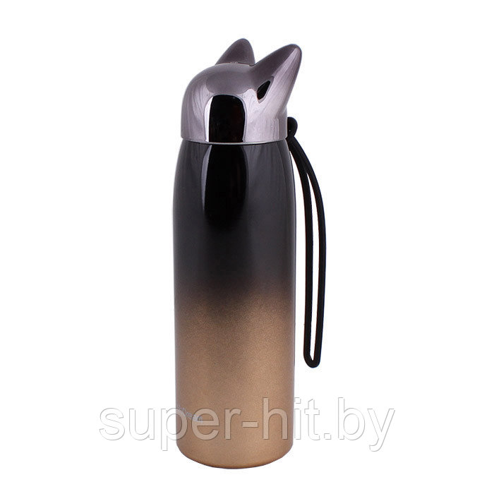 Бутылка (термос) для воды 300мл "Кошка" цвет ассорти - фото 1 - id-p159946453