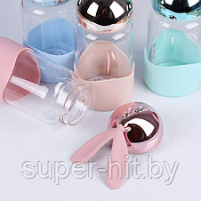 Бутылка для воды 340 мл "Зайка" цвет ассорти (4 вида), фото 3