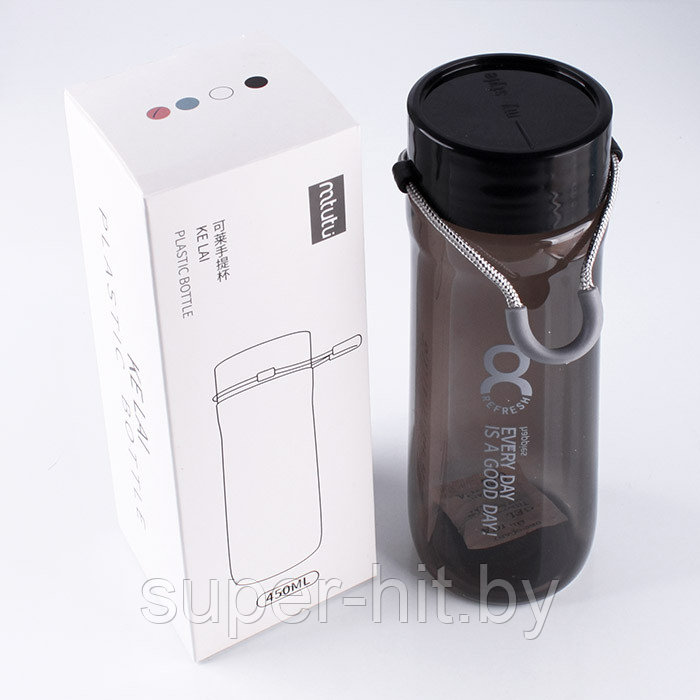 Бутылка для воды 450мл ассорти (4вида) - фото 6 - id-p159946462
