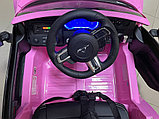 Детский электромобиль RiverToys Ford Mustang GT A222MP (розовый) лицензия, фото 6