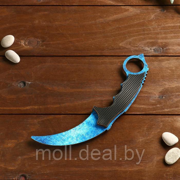 Сувенирное оружие из дерева "Керамбит, допплер" - фото 1 - id-p159643586