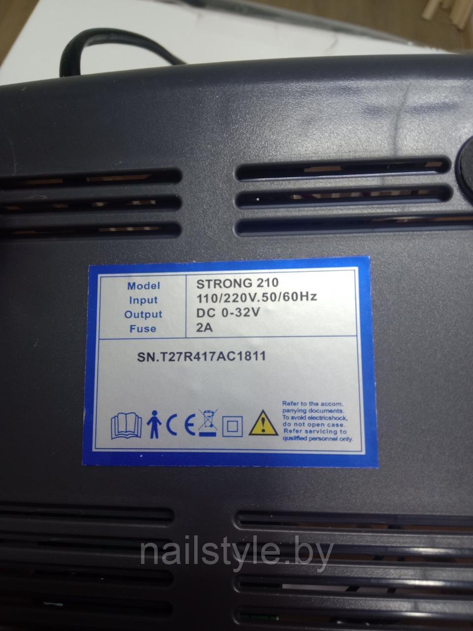 Аппарат для маникюра и педикюра Strong 210/105L 65w с педалью с СУМКОЙ - фото 4 - id-p159948761