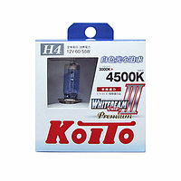 Автомобильные лампы H4 Koito WhiteBeam III P0744W (комплект 2 шт)