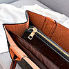 Набор женских сумок 3 в 1 (сумка, клатч, кошелек) коричневый, фото 2