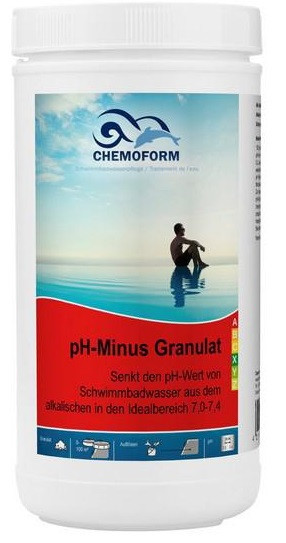 Химия для бассейна рН-минус CHEMOFORM гранулированный 1,5кг - фото 1 - id-p159949643