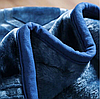 Плед Elway Vito 160х200 с тисненым узором, синий, фото 3