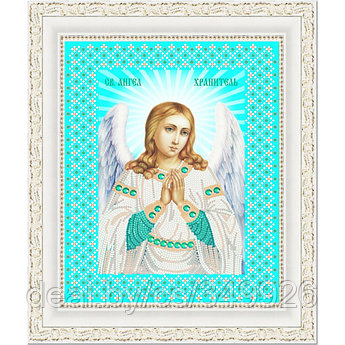 Рисунок на ткани (Бисер) КОНЁК арт. 7108 Св. Ангел Хранитель 20х25 см