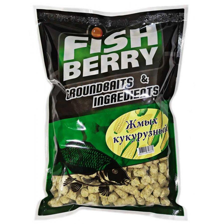 FishBerry Жмых кукурузный гранулированный 12 мм- 1 кг - фото 1 - id-p159953097