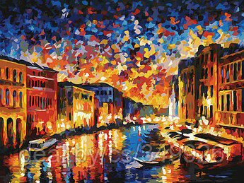 Картины по номерам Белоснежка арт.БЛ.024-AS Гранд-Канал Венеция 30х40 см