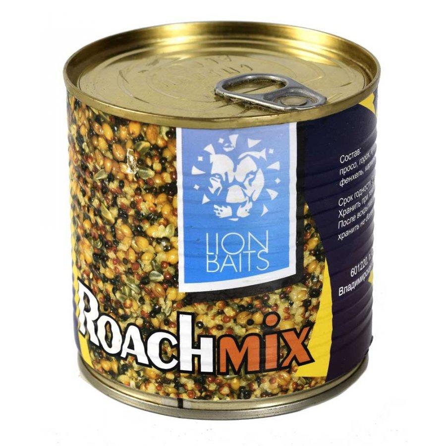 Lion Baits Зерновая смесь Roach mix (Плотва микс) - 430 мл - фото 1 - id-p159953159