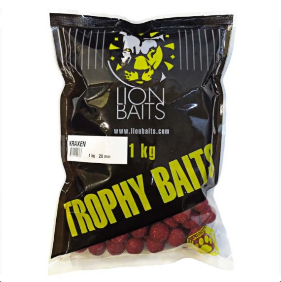 Lion Baits Бойлы тонущие TROPHY BAITS Kraxen 20мм