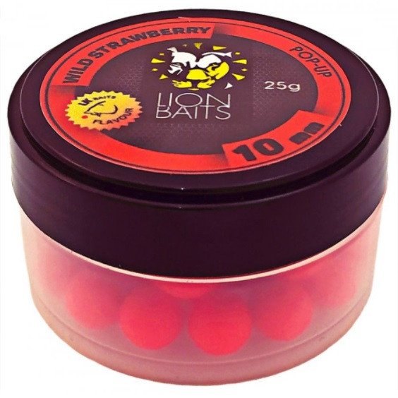 Lion Baits Бойл (pop-up) Wild Strawberry 10 мм - 25 г