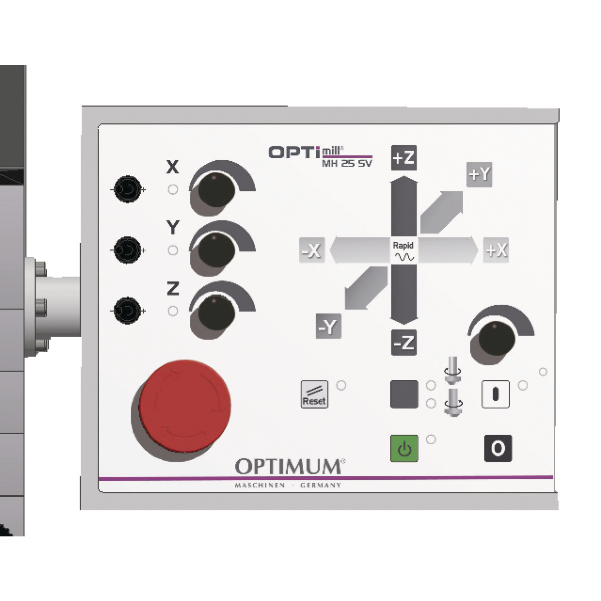 Сверлильно-фрезерный станок OPTImill MH25SV / 230В - фото 2 - id-p60794587