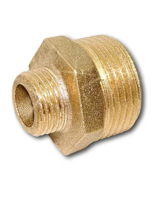 Ниппель переходной 25х20 наружные резьбы 1/2"-1", фото 2