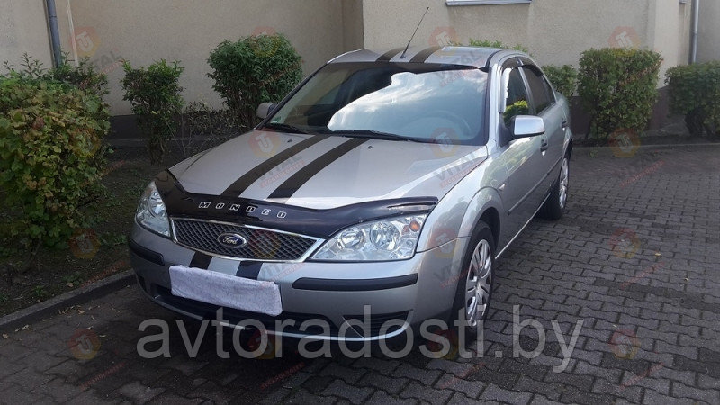 Дефлектор капота для Ford Mondeo III (2001-2006) / Форд Мондео [FR10] VT52 - фото 3 - id-p75800211