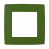 12-5001-27 ЭРА Рамка на 1 пост, Эра12, зелёный - фото 1 - id-p159984104