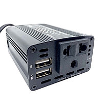 Автомобильный инвертор DC 12V в AC 220V с USB портом Eplutus PW-150, фото 2