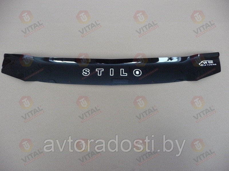 Дефлектор капота для Fiat Stilo (2001-2010) / Фиат Стило [FT15] VT52 - фото 1 - id-p75800191
