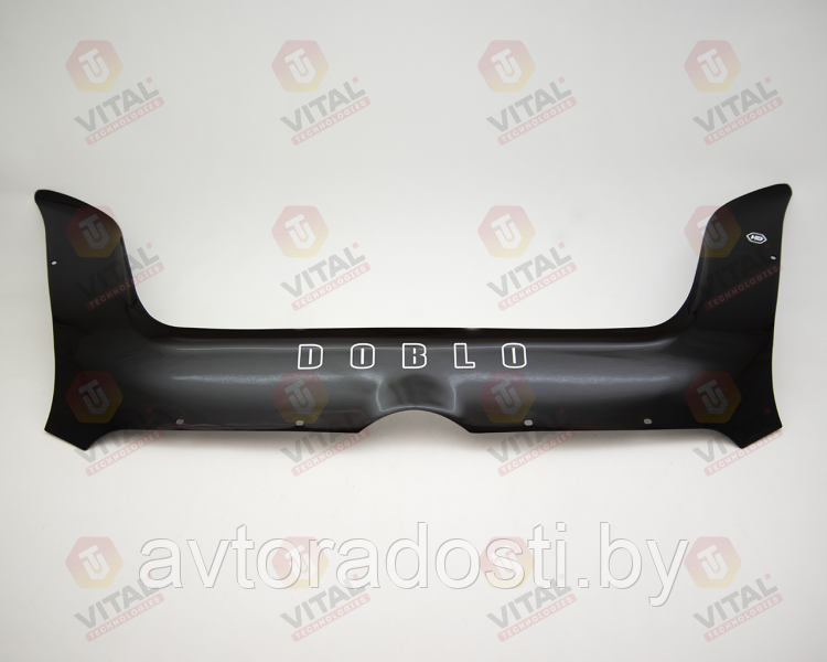 Дефлектор капота для Fiat Doblo (2010-) / Фиат Добло [FT12] VT52