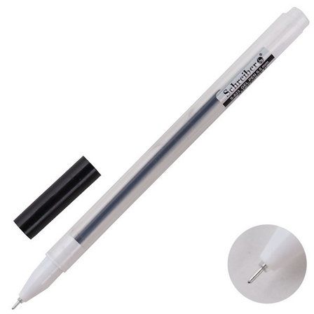 Ручка гелевая Schreiber, 0.5 мм. синие, черные чернила, фото 2