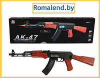 Детский игрушечный автомат Калашникова AK-47+ Световые эффекты, Звуковые эффекты