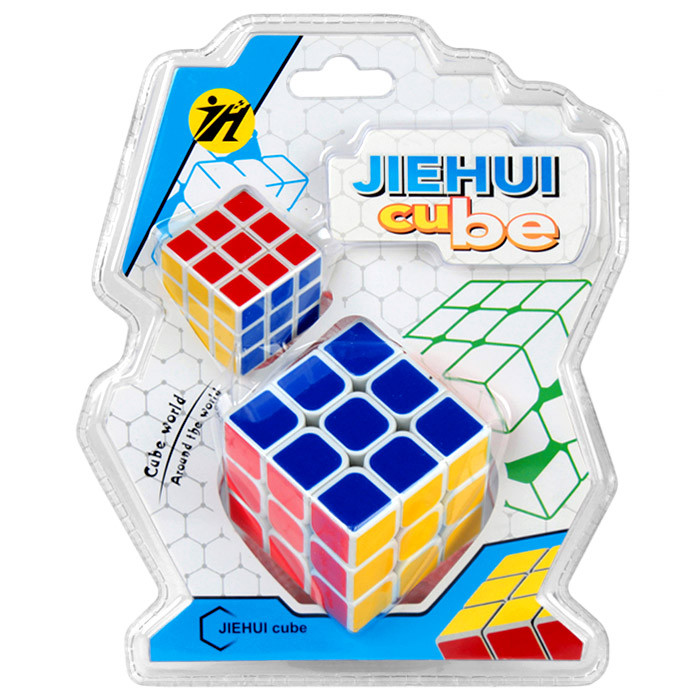 Головоломка-куб магический 3*3*3 ряда, 2шт/уп. (набор) Игрушка - фото 1 - id-p160010442