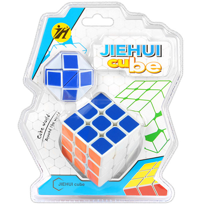 Головоломка-куб магический 3*3*3 ряда, 2шт/уп. (набор) Игрушка - фото 1 - id-p160010443