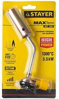 STAYER MaxTerm MT100 газовая горелка, на баллон с цанговым соединением, 1300°С