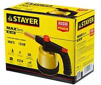 Паяльная лампа газовая STAYER "MASTER", на баллон, с пьезоподжигом, регулировка пламени, 1850С