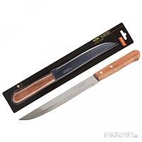 Нож разделочный (длина ножа 33см, длина лезвия 20см) с деревянной рукояткой ALBERO MAL-02AL ,