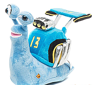 Мягкая игрушка Мульти-пульти Улитка Скидмарк из мультфильма Турбо Turbo со звуковым модулем. Рост 20 см